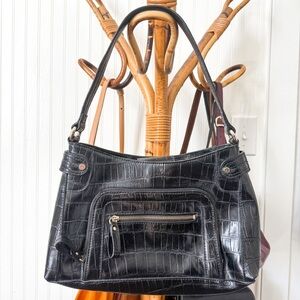 Vintage Black Liz Claiborne Shoulder Bag